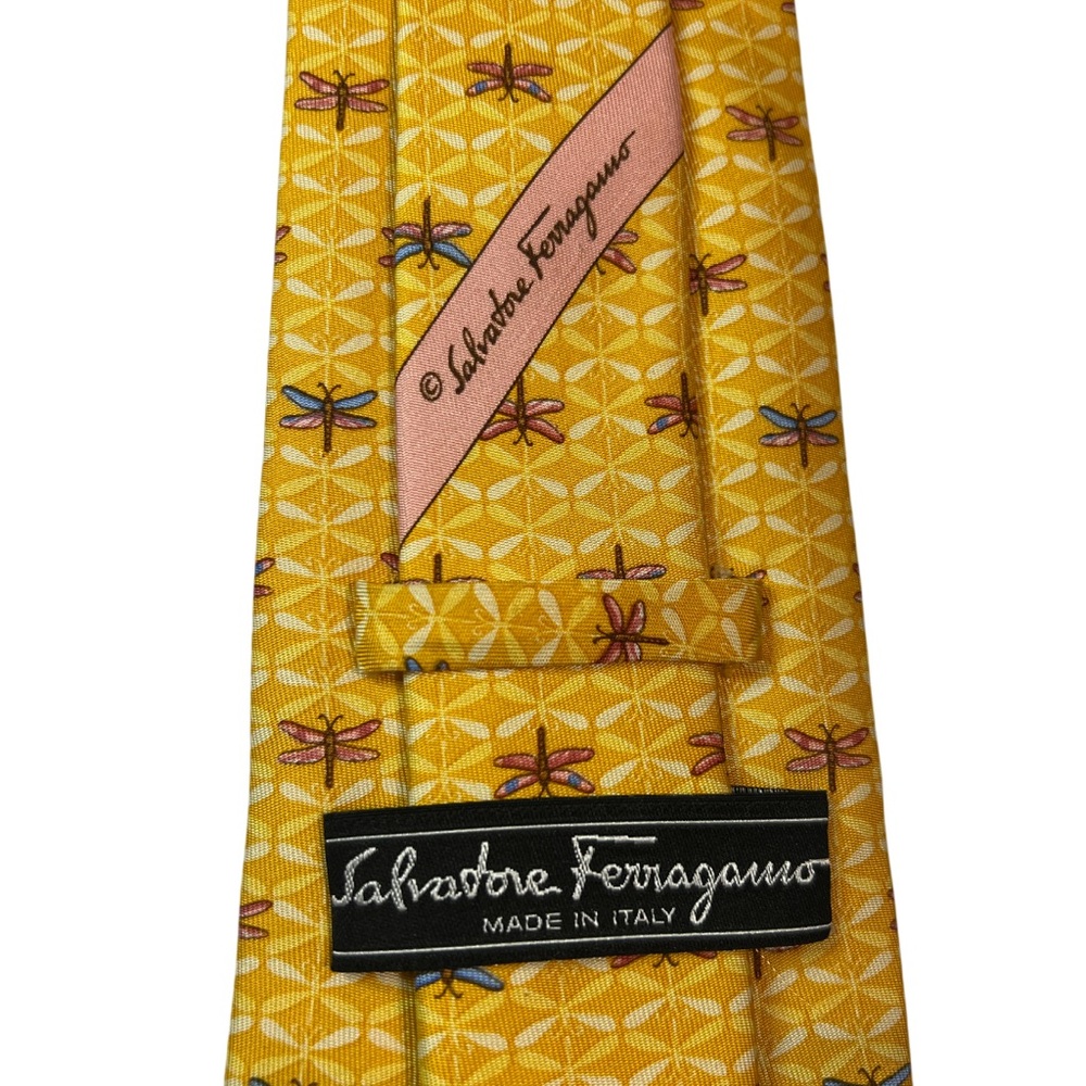 Salvatore Ferragamo Dragonfly Tie - Picture 2 of 4